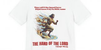 The Hand of the LORD Tee — The Flash × 1 Kings 18:46