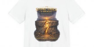 The Stone Table Is Broken Tee — Narnia × Resurrection