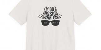 Mission From God Tee — Blues Brothers × Matt. 28:19