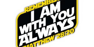 I Am With You Always Sticker — Star Wars × Matt. 28:20