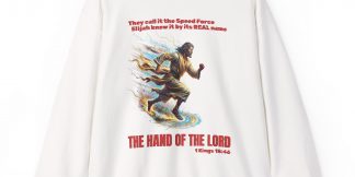 The Hand of the LORD Sweatshirt — The Flash × 1 Kings 18:46