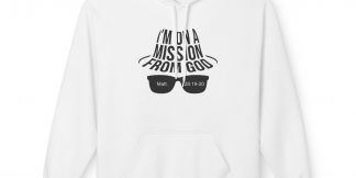 Mission From God Hoodie — Blues Brothers × Matt. 28:19
