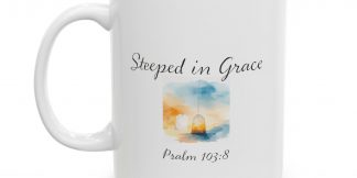 Steeped in Grace Ceramic Mug, (11oz, 15oz)