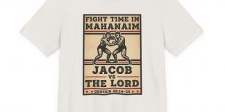 Jacob vs. The Lord Fight Card Tee — WWE × Genesis 32