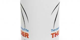 Then Came the Thunder Mug — OKC Thunder × Job 37:4