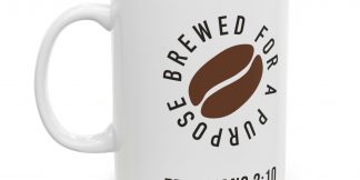 Brewed for a Purpose Ceramic Mug, (11oz, 15oz)