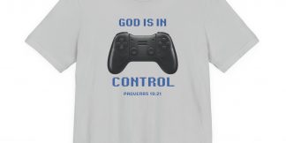 God Is In Control Tee — Gaming × Proverbs 19:21