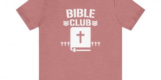 Bible Club White Logo Tee — NJPW × Faith