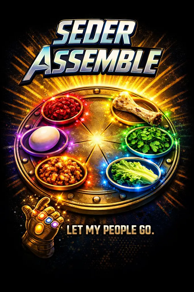 Seder Assemble with Infinity Stones