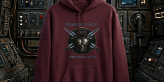 Armor of God Hoodie — Mandalorian × Ephesians 6:10-18