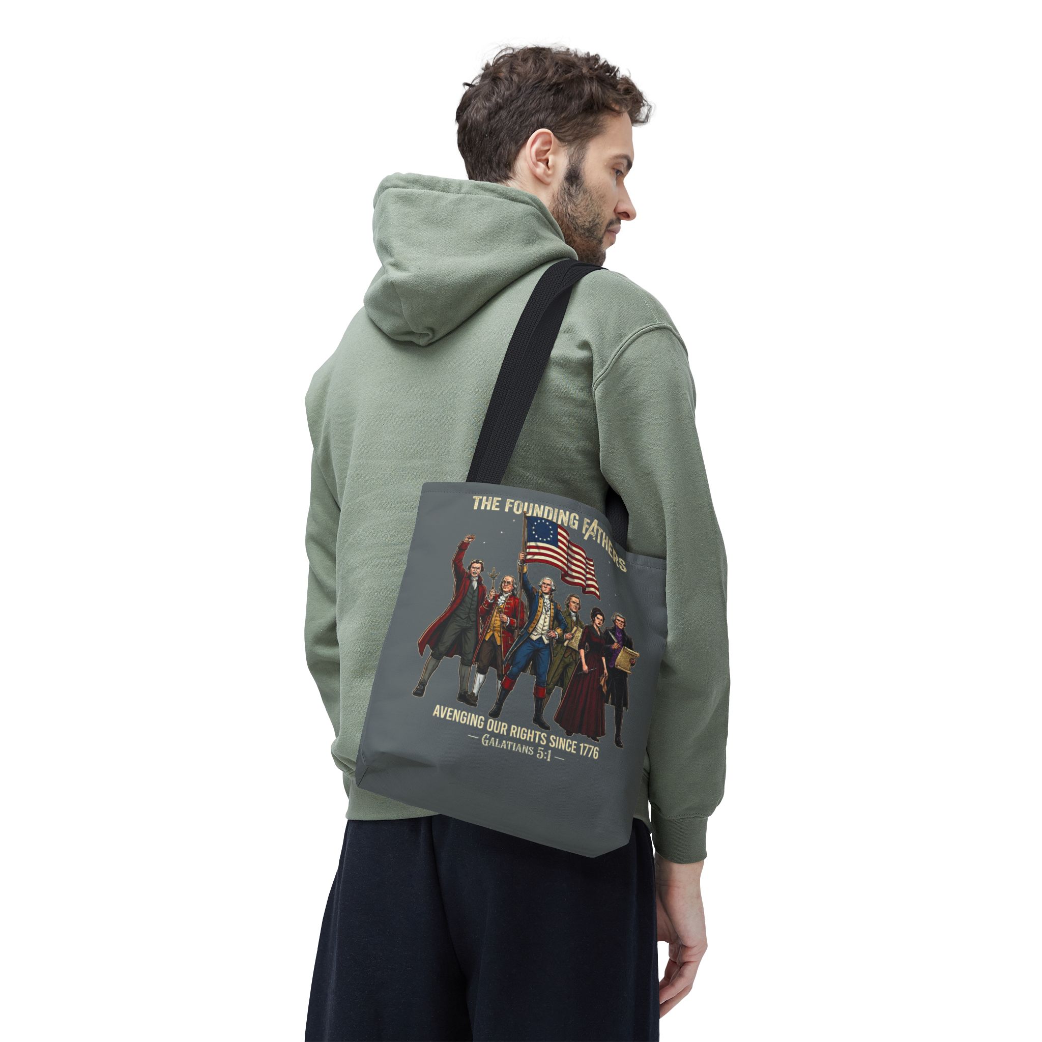 The Founding Fathers Tote Bag — Avengers × America 250 × Galatians 5:1 5 The Founding Fathers Tote Bag — Avengers × America 250 × Galatians 5:1 - Image 5
