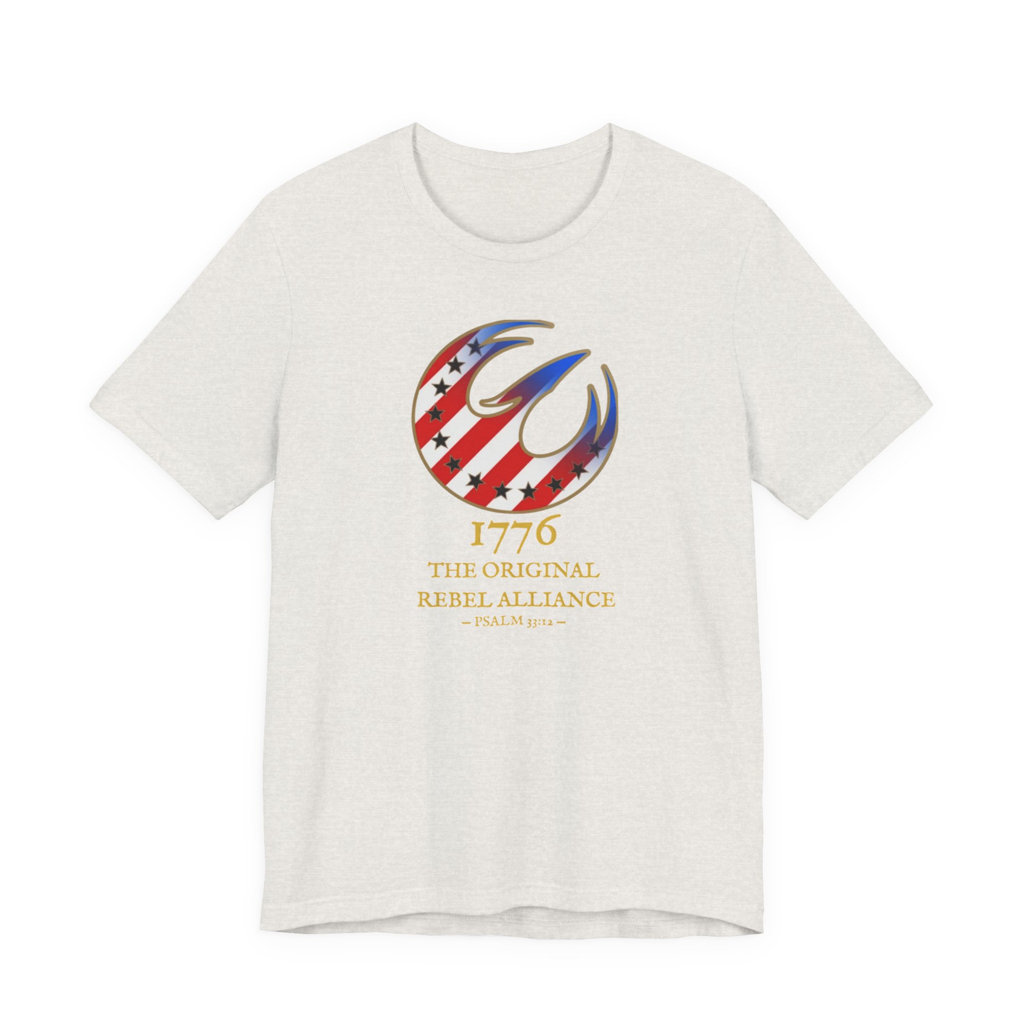 Original Rebel Alliance Tee — Star Wars × America 250 × Psalm 33:12 1 Original Rebel Alliance Tee — Star Wars × America 250 × Psalm 33:12
