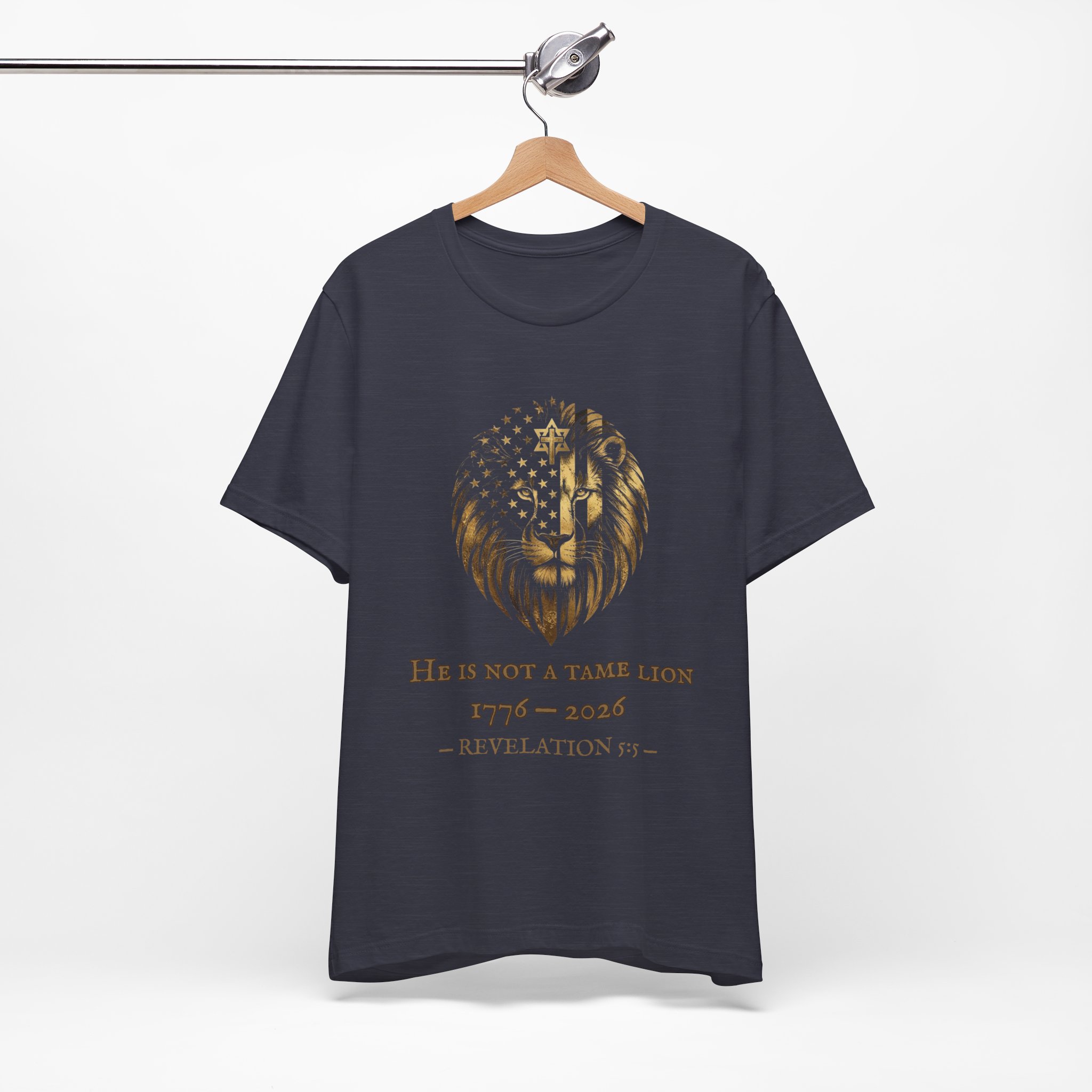 He Is Not A Tame Lion Tee — Narnia × America 250 × Revelation 5:5 24 He Is Not A Tame Lion Tee — Narnia × America 250 × Revelation 5:5 - Image 24