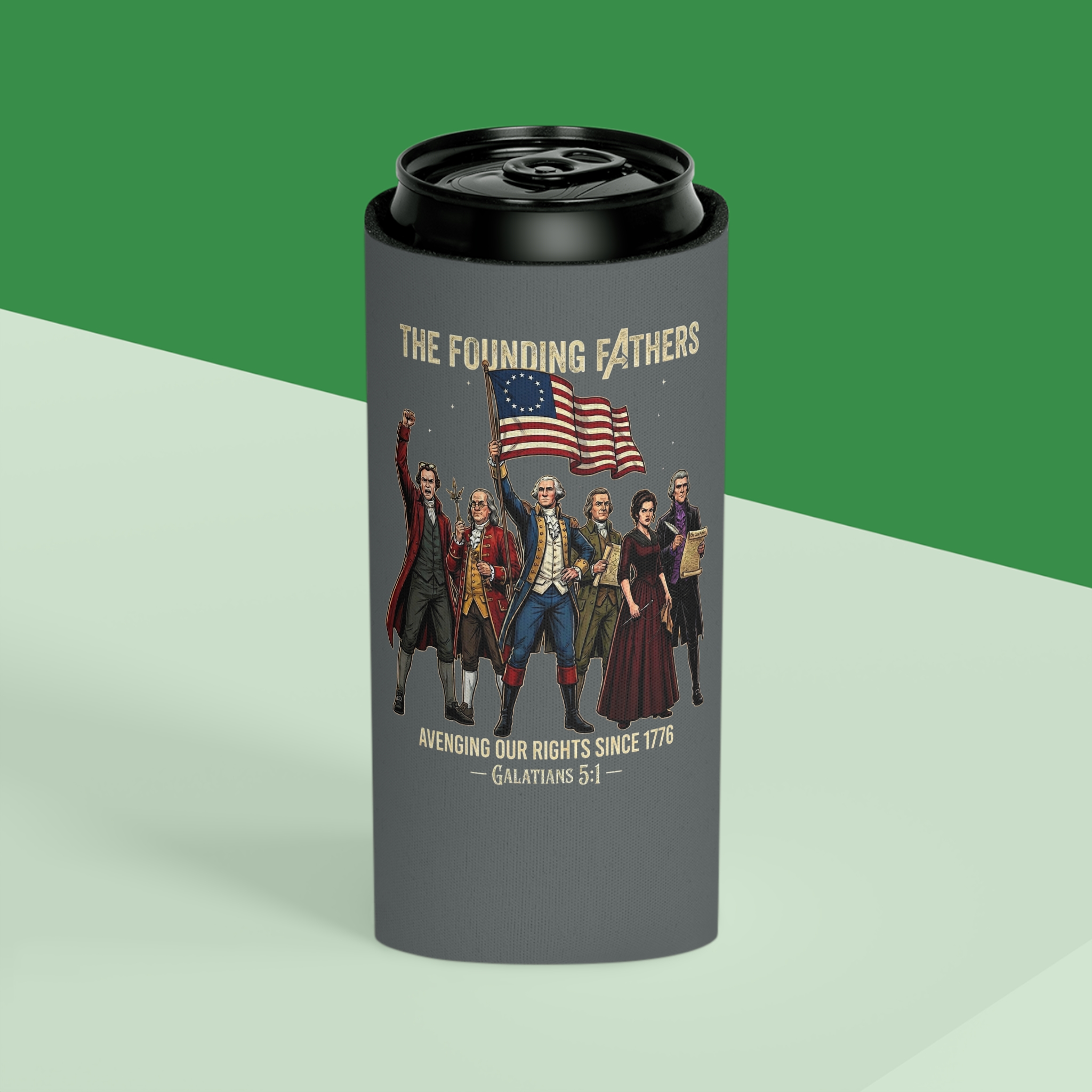The Founding Fathers Can Cooler — Avengers × America 250 × Galatians 5:1 12 The Founding Fathers Can Cooler — Avengers × America 250 × Galatians 5:1 - Image 12