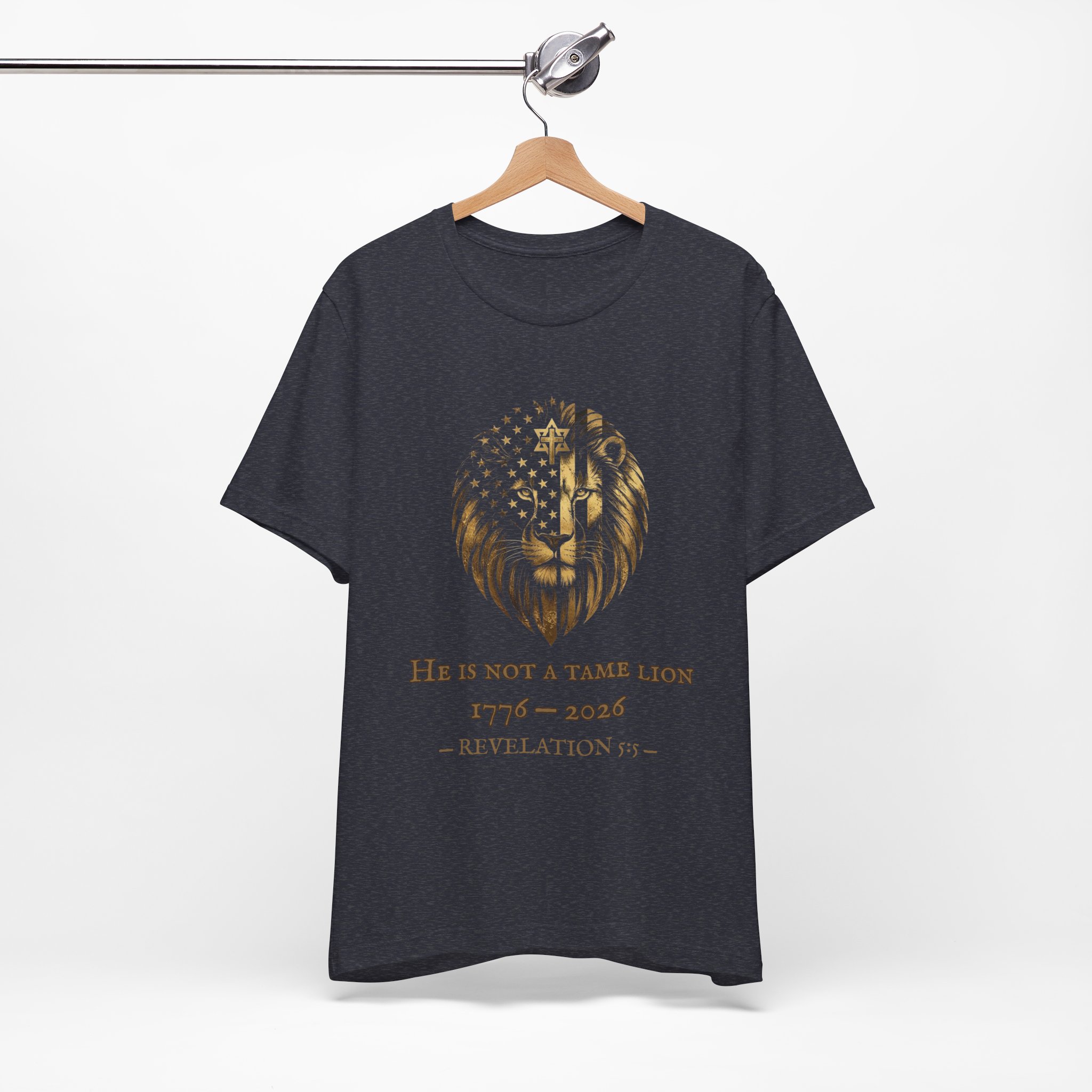 He Is Not A Tame Lion Tee — Narnia × America 250 × Revelation 5:5 17 He Is Not A Tame Lion Tee — Narnia × America 250 × Revelation 5:5 - Image 17