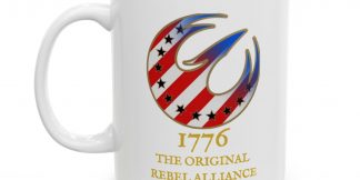 Original Rebel Alliance Mug — Star Wars × America 250 × Psalm 33:12