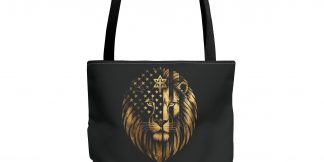 He Is Not A Tame Lion Tote — Narnia × America 250 × Revelation 5:5