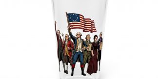 The Founding Fathers Pint Glass — Avengers × America 250 × Galatians 5:1