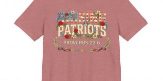Raising Patriots Tee — Americana × Proverbs 22:6