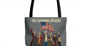 The Founding Fathers Tote Bag — Avengers × America 250 × Galatians 5:1