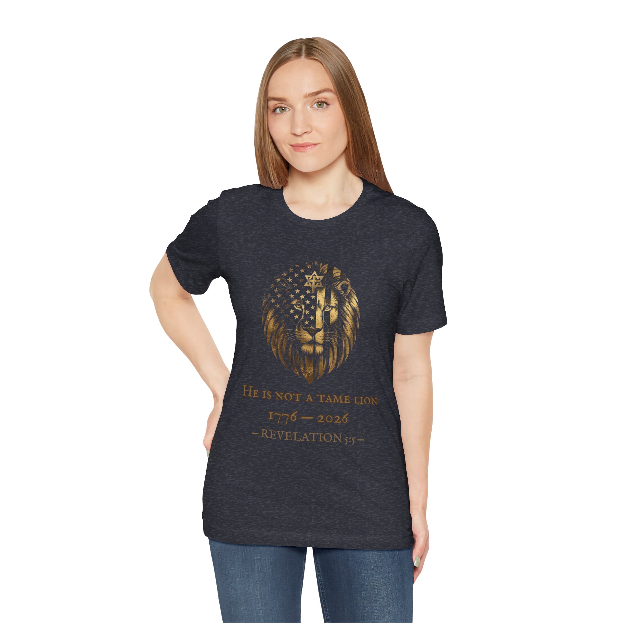 He Is Not A Tame Lion Tee — Narnia × America 250 × Revelation 5:5 21 He Is Not A Tame Lion Tee — Narnia × America 250 × Revelation 5:5 - Image 21
