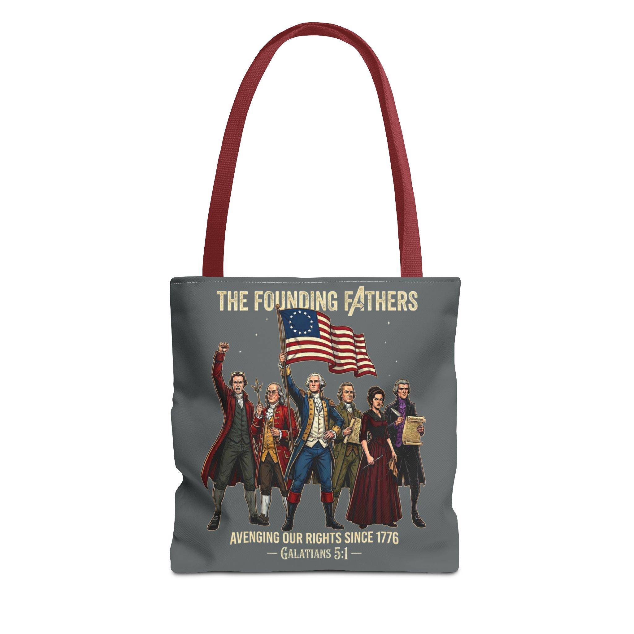 The Founding Fathers Tote Bag — Avengers × America 250 × Galatians 5:1 22 The Founding Fathers Tote Bag — Avengers × America 250 × Galatians 5:1 - Image 22