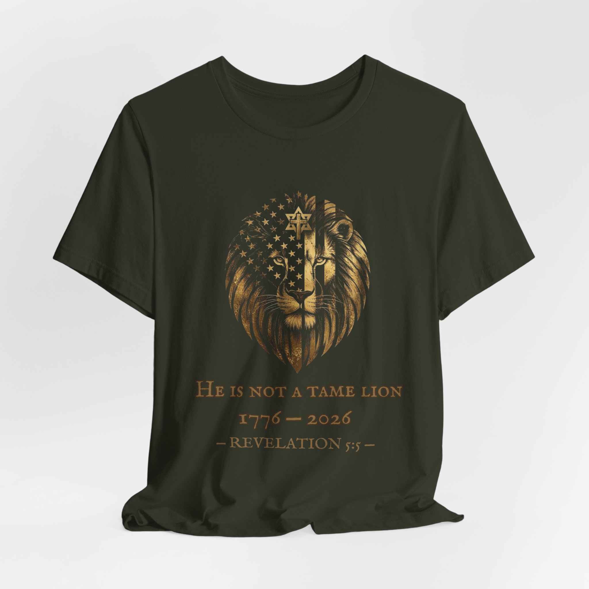 He Is Not A Tame Lion Tee — Narnia × America 250 × Revelation 5:5 36 He Is Not A Tame Lion Tee — Narnia × America 250 × Revelation 5:5 - Image 36