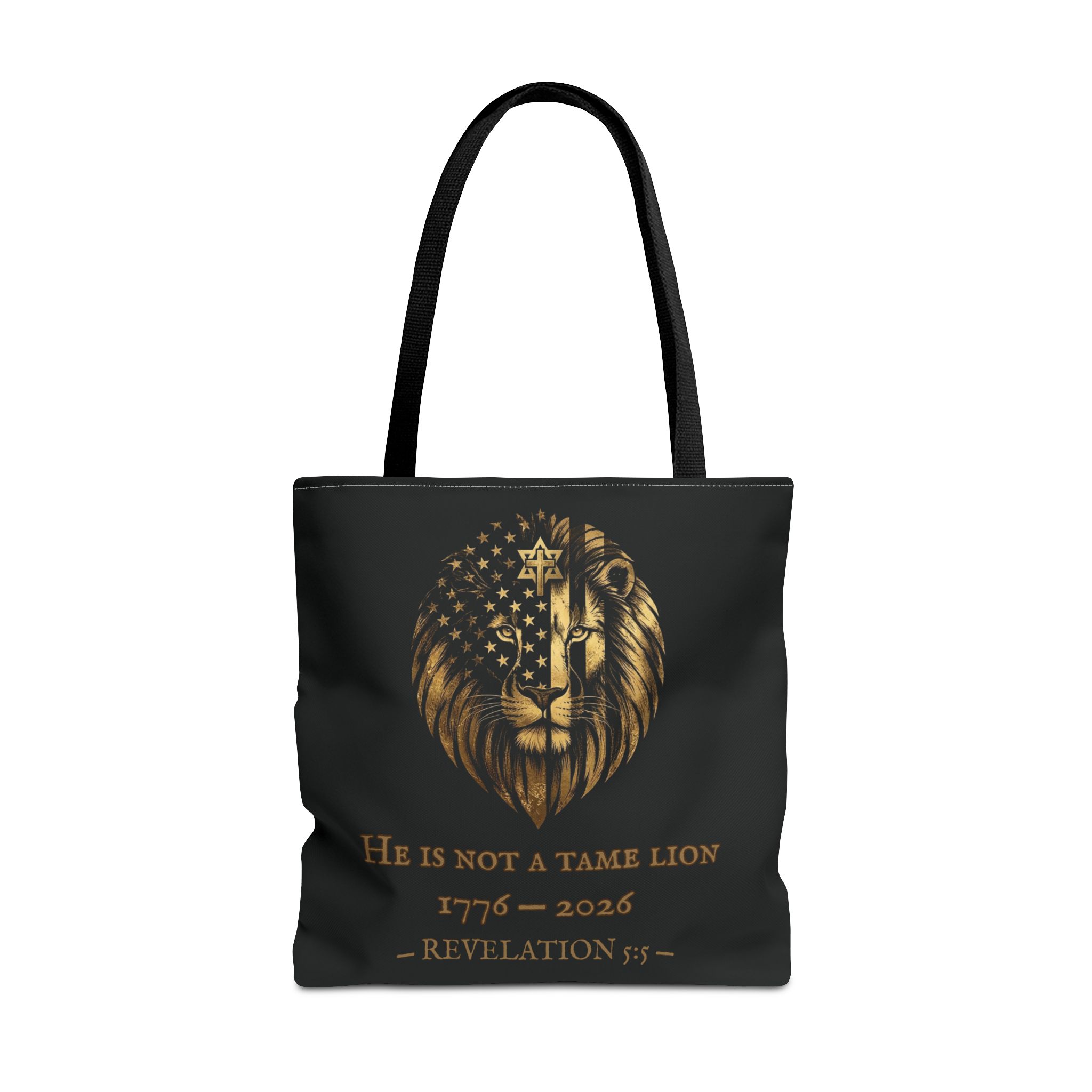 He Is Not A Tame Lion Tote — Narnia × America 250 × Revelation 5:5 9 He Is Not A Tame Lion Tote — Narnia × America 250 × Revelation 5:5 - Image 9