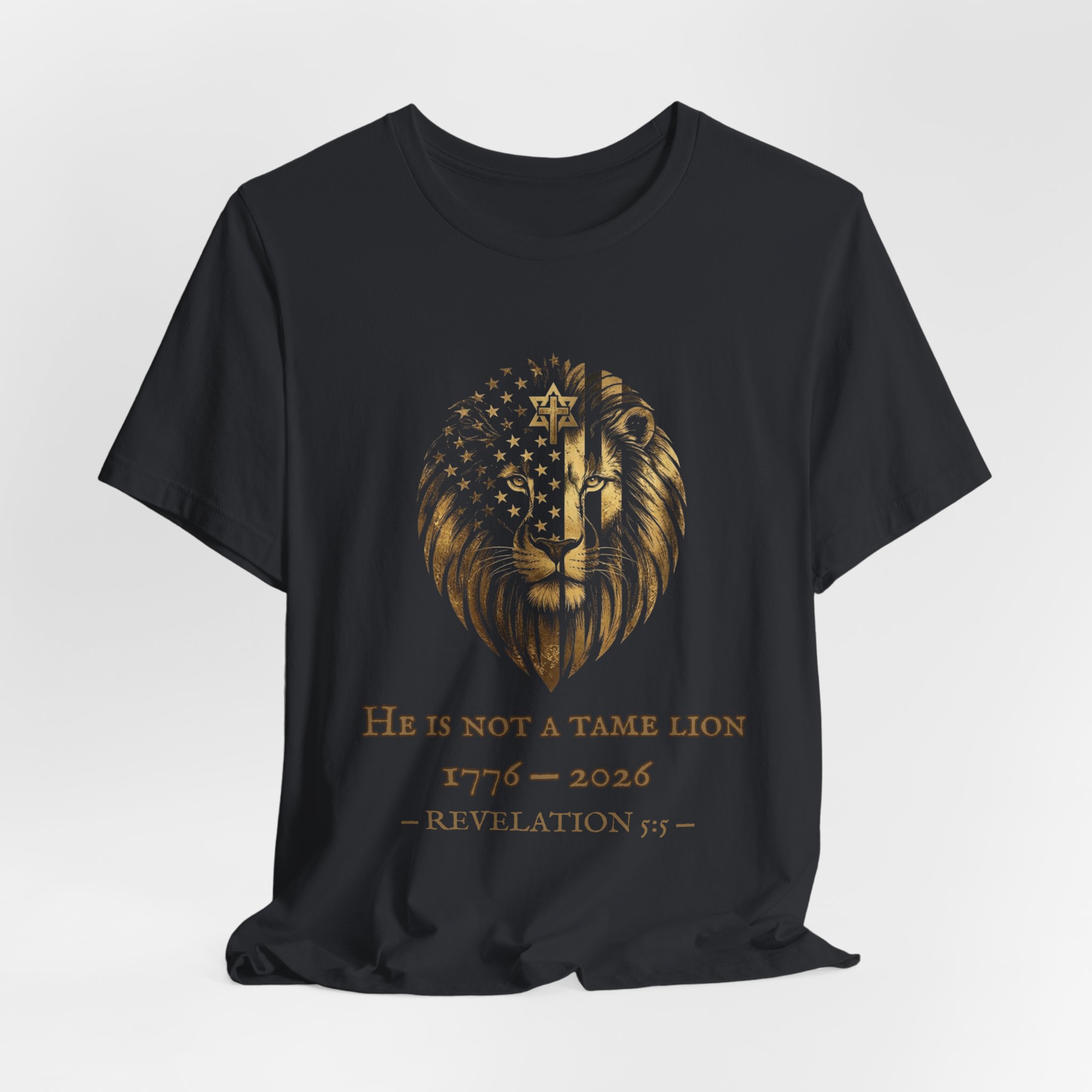 He Is Not A Tame Lion Tee — Narnia × America 250 × Revelation 5:5 40 He Is Not A Tame Lion Tee — Narnia × America 250 × Revelation 5:5 - Image 40