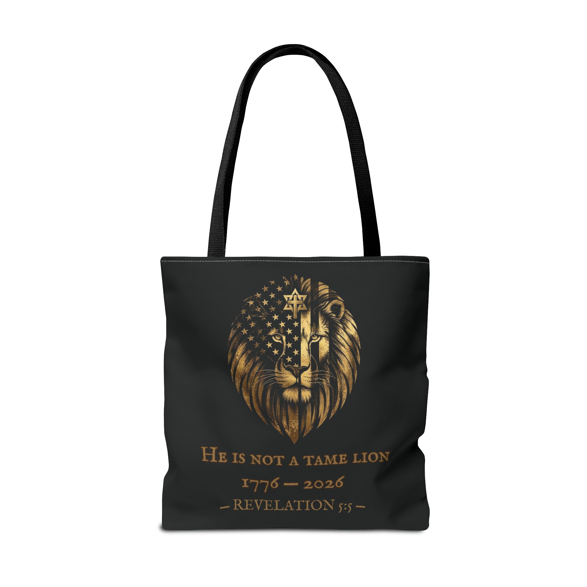 He Is Not A Tame Lion Tote — Narnia × America 250 × Revelation 5:5 10 He Is Not A Tame Lion Tote — Narnia × America 250 × Revelation 5:5 - Image 10