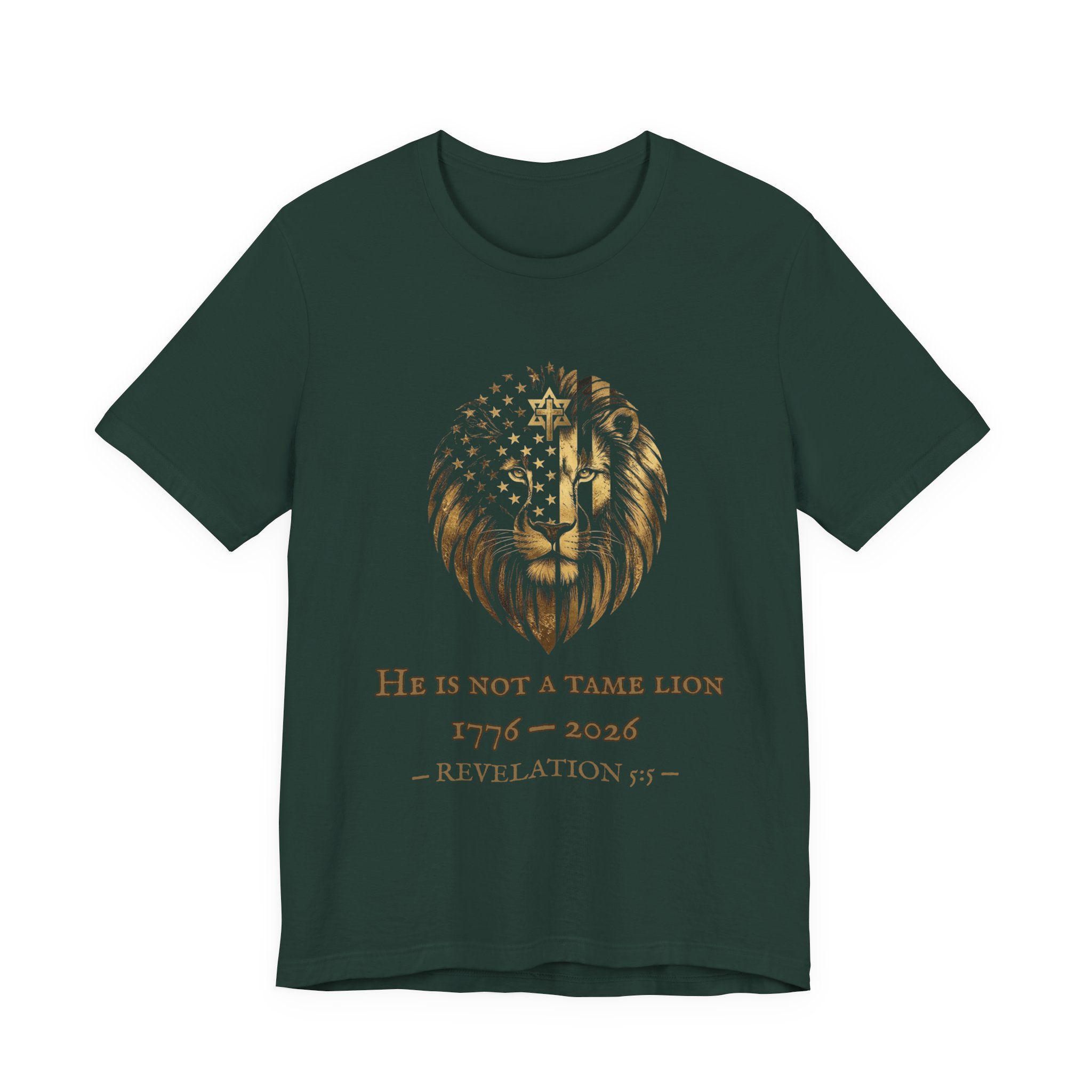 He Is Not A Tame Lion Tee — Narnia × America 250 × Revelation 5:5 41 He Is Not A Tame Lion Tee — Narnia × America 250 × Revelation 5:5 - Image 41