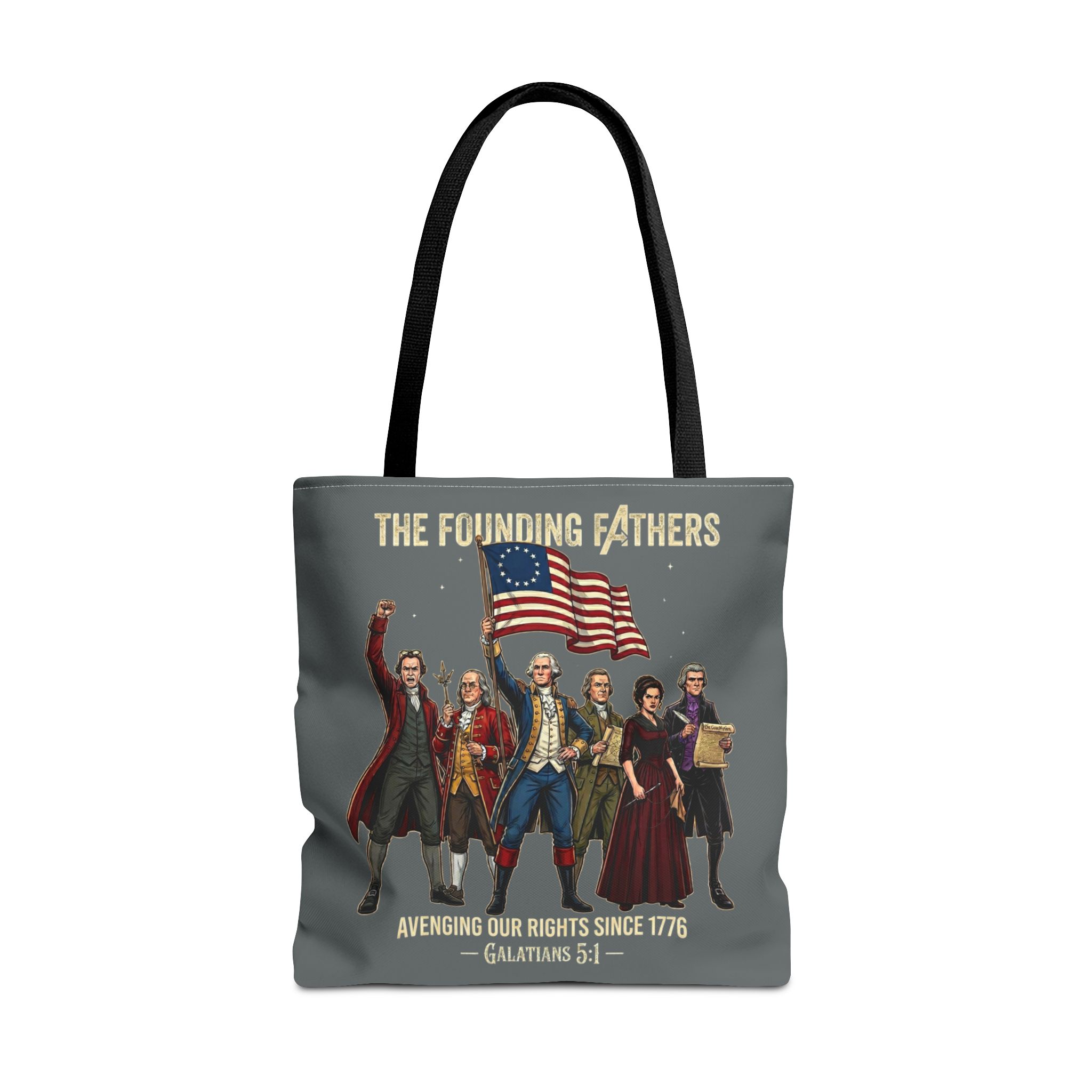 The Founding Fathers Tote Bag — Avengers × America 250 × Galatians 5:1 15 The Founding Fathers Tote Bag — Avengers × America 250 × Galatians 5:1 - Image 15