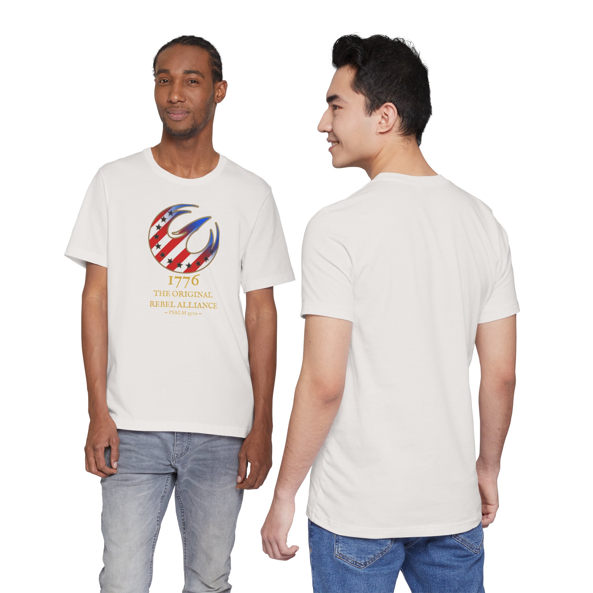 Original Rebel Alliance Tee — Star Wars × America 250 × Psalm 33:12 18 Original Rebel Alliance Tee — Star Wars × America 250 × Psalm 33:12 - Image 18