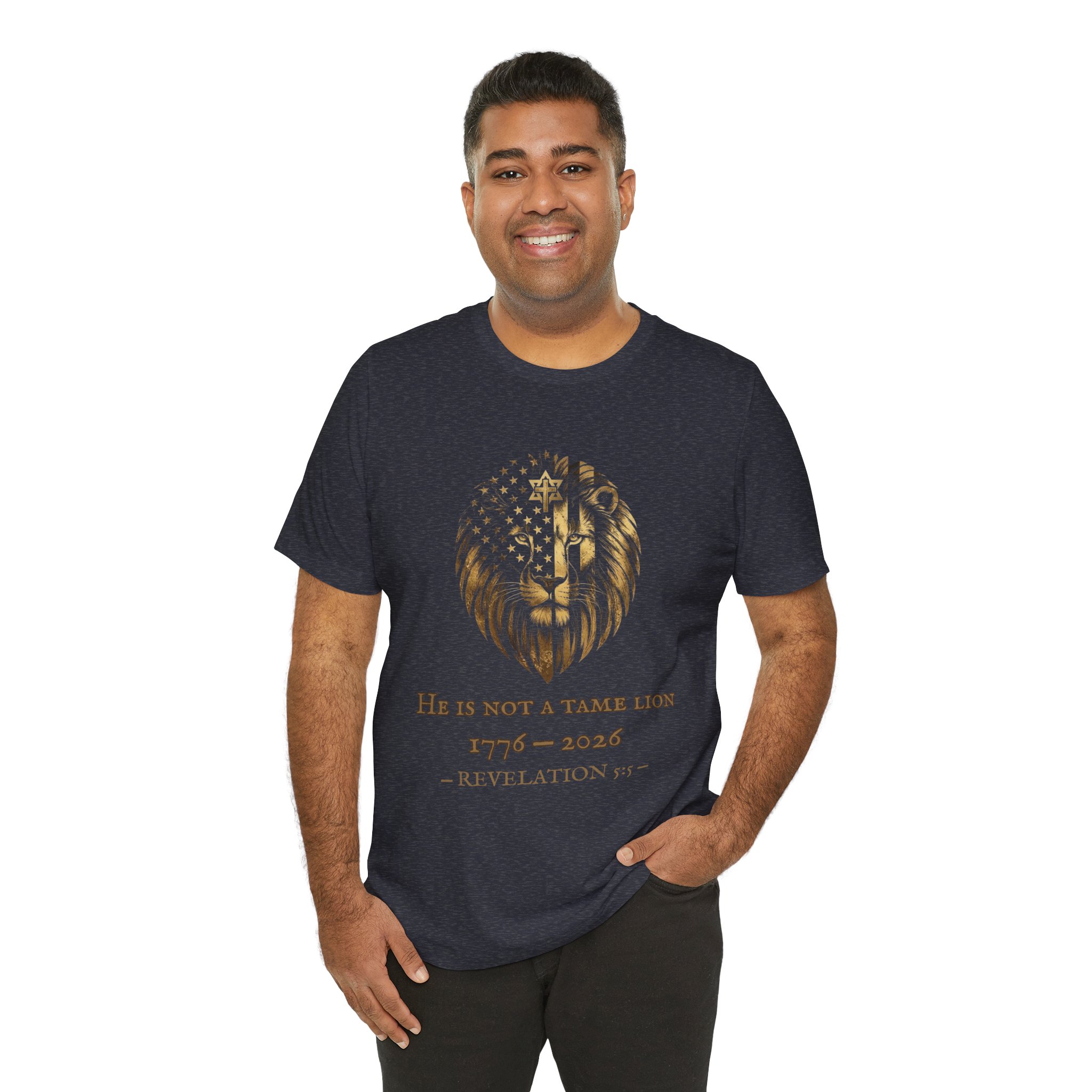 He Is Not A Tame Lion Tee — Narnia × America 250 × Revelation 5:5 20 He Is Not A Tame Lion Tee — Narnia × America 250 × Revelation 5:5 - Image 20