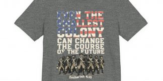 The Smallest Colony Tee — Lord of the Rings × America 250 × Zechariah 4:10