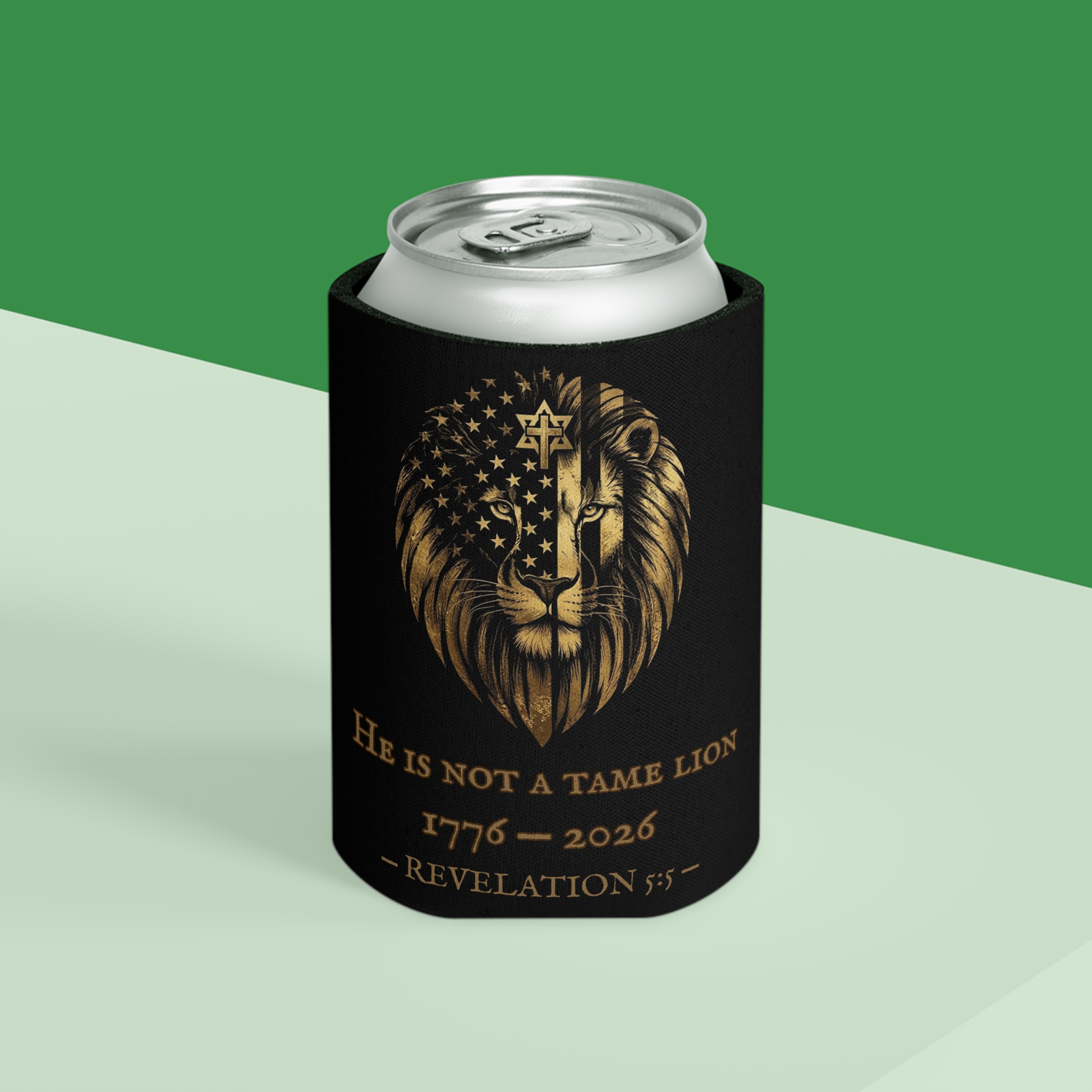 He Is Not A Tame Lion Can Cooler — Narnia × America 250 × Revelation 5:5 4 He Is Not A Tame Lion Can Cooler — Narnia × America 250 × Revelation 5:5 - Image 4