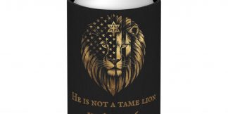 He Is Not A Tame Lion Can Cooler — Narnia × America 250 × Revelation 5:5