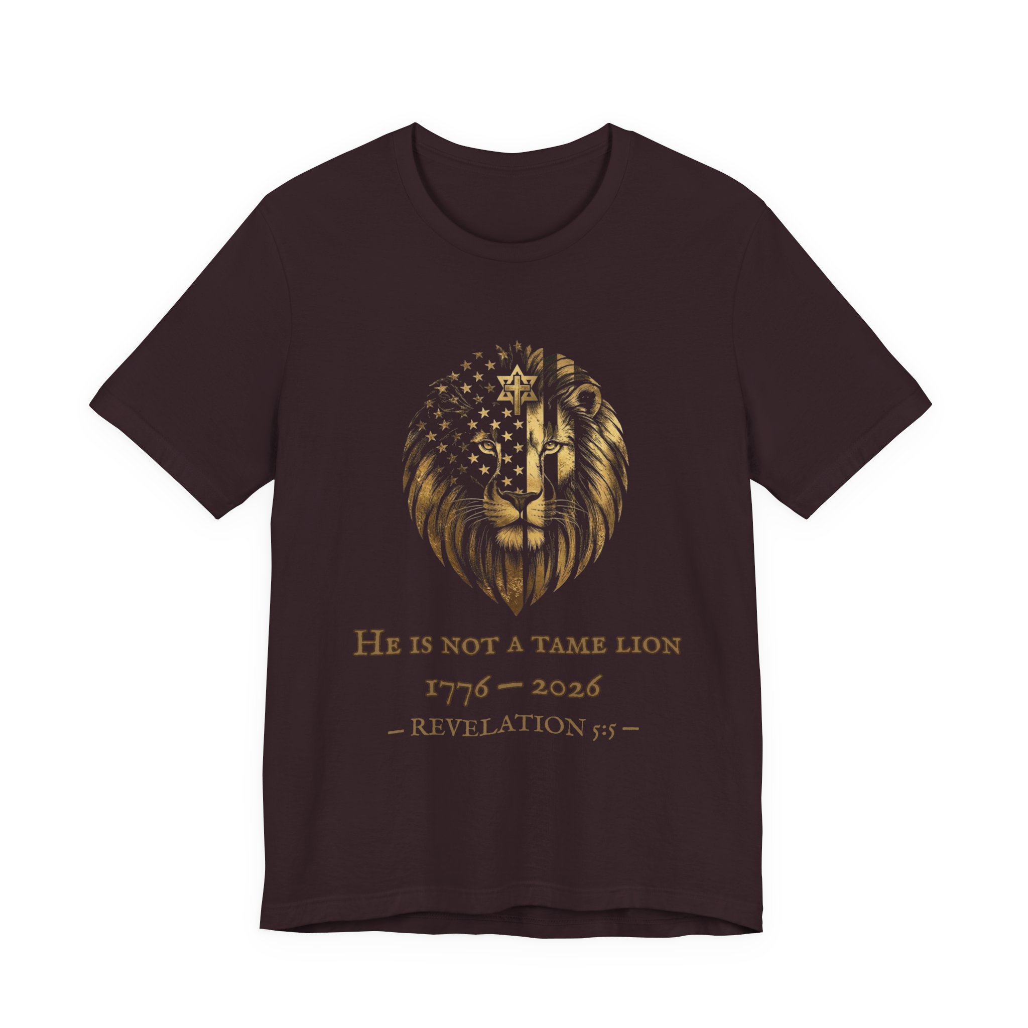 He Is Not A Tame Lion Tee — Narnia × America 250 × Revelation 5:5 49 He Is Not A Tame Lion Tee — Narnia × America 250 × Revelation 5:5 - Image 49