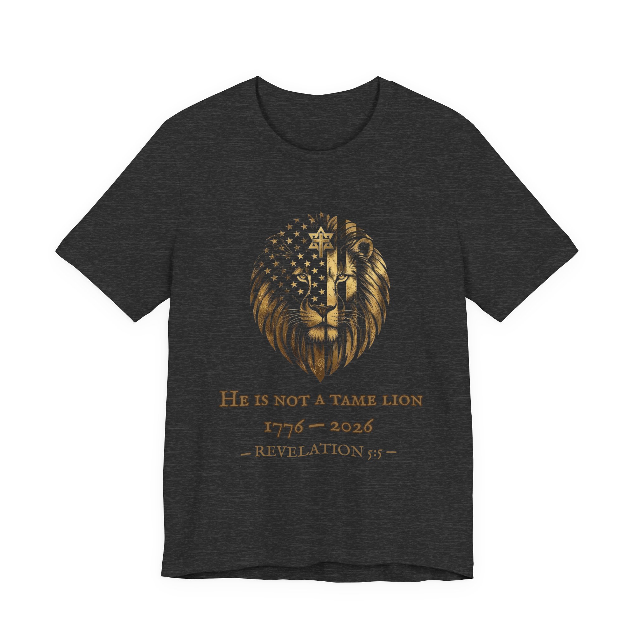 He Is Not A Tame Lion Tee — Narnia × America 250 × Revelation 5:5 8 He Is Not A Tame Lion Tee — Narnia × America 250 × Revelation 5:5 - Image 8