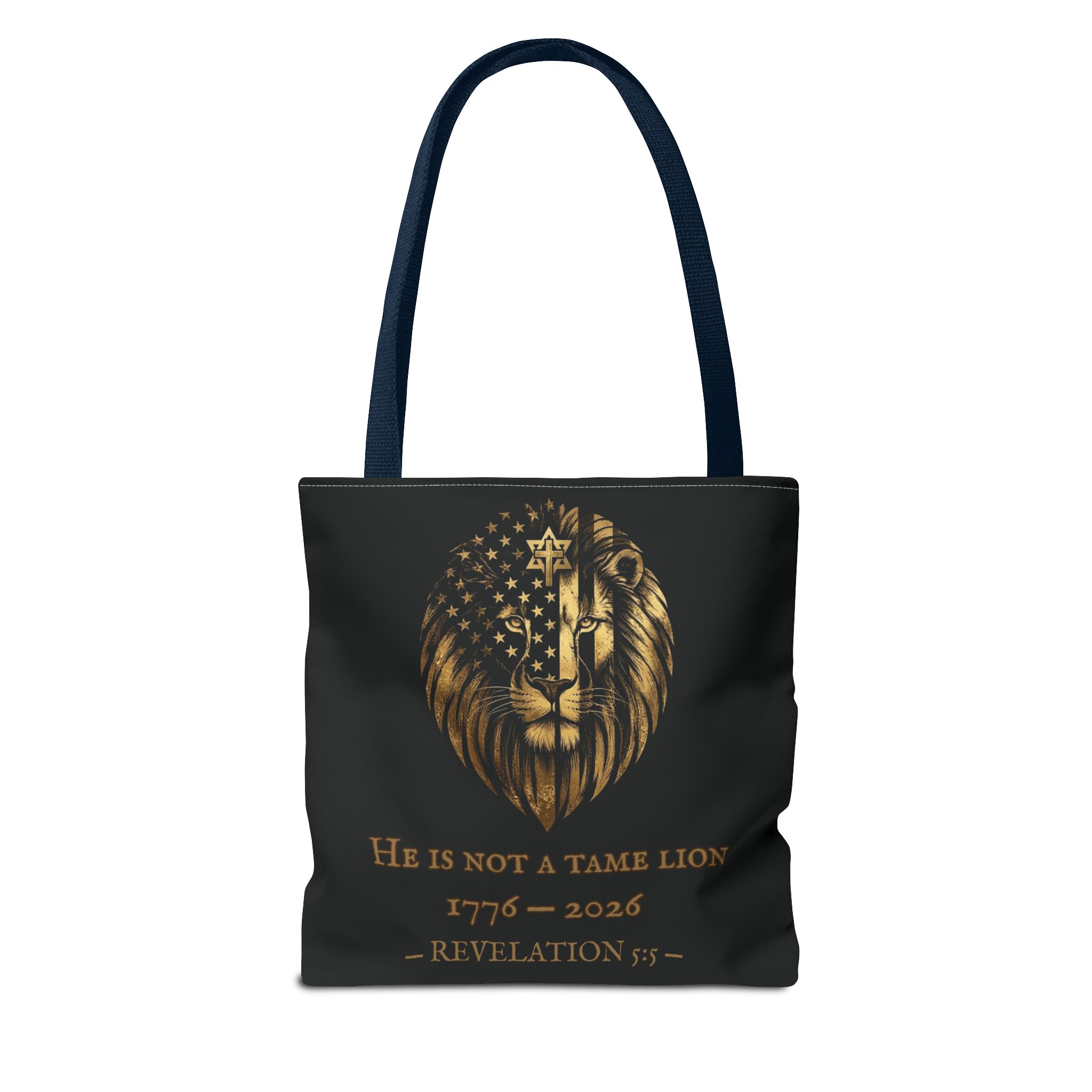 He Is Not A Tame Lion Tote — Narnia × America 250 × Revelation 5:5 50 He Is Not A Tame Lion Tote — Narnia × America 250 × Revelation 5:5 - Image 50