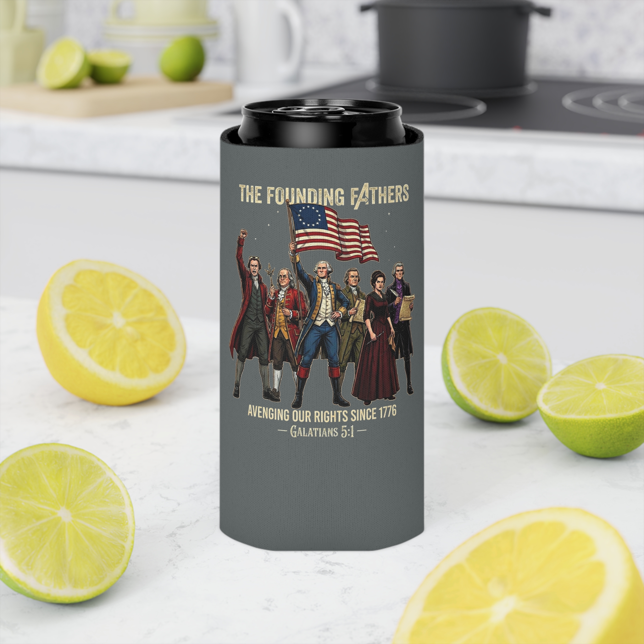The Founding Fathers Can Cooler — Avengers × America 250 × Galatians 5:1 11 The Founding Fathers Can Cooler — Avengers × America 250 × Galatians 5:1 - Image 11