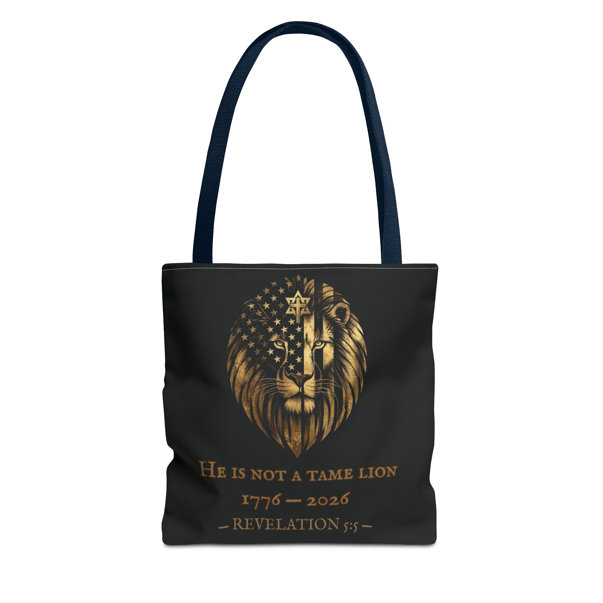 He Is Not A Tame Lion Tote — Narnia × America 250 × Revelation 5:5 49 He Is Not A Tame Lion Tote — Narnia × America 250 × Revelation 5:5 - Image 49