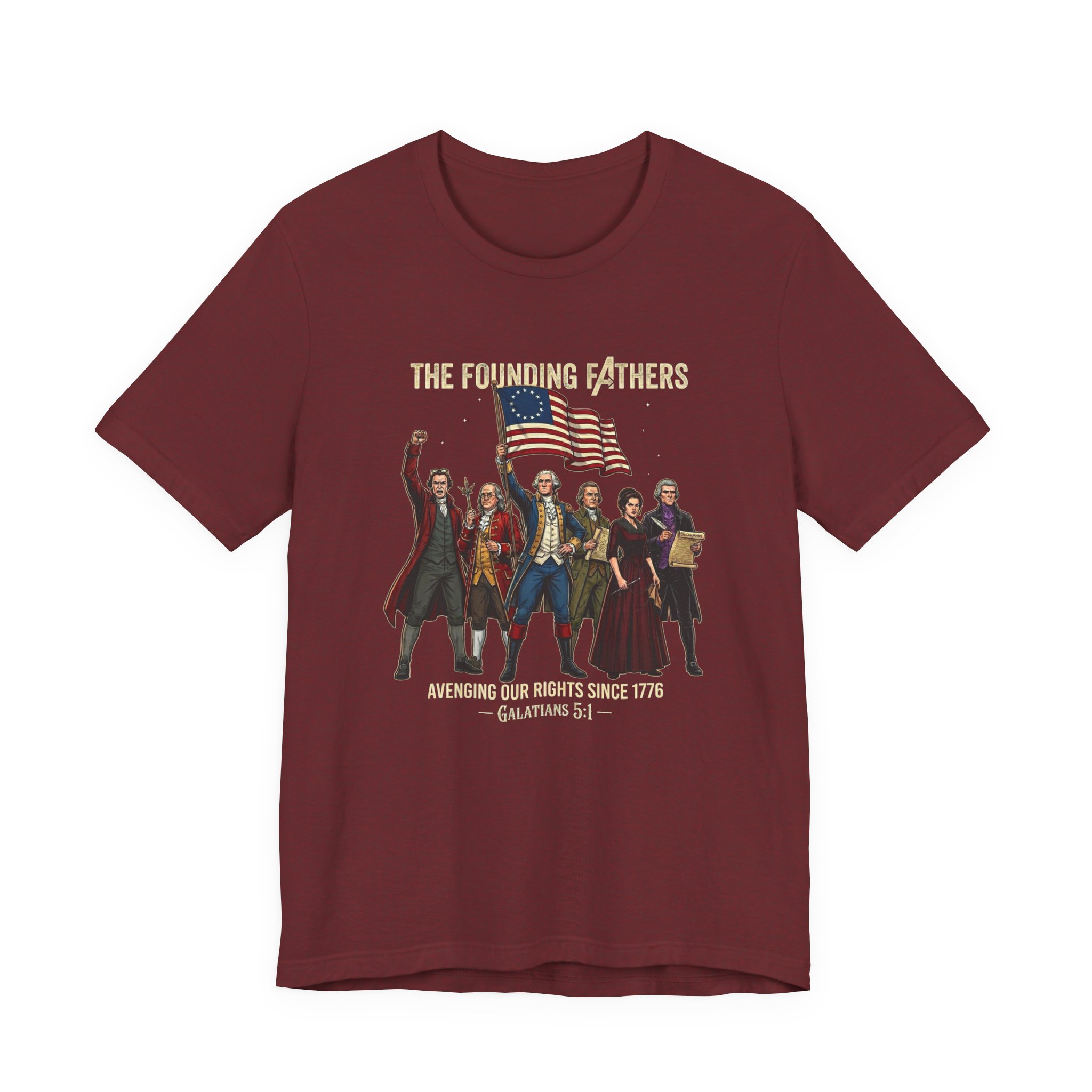 The Founding Fathers Tee — Avengers × America 250 × Galatians 5:1 35 The Founding Fathers Tee — Avengers × America 250 × Galatians 5:1 - Image 35