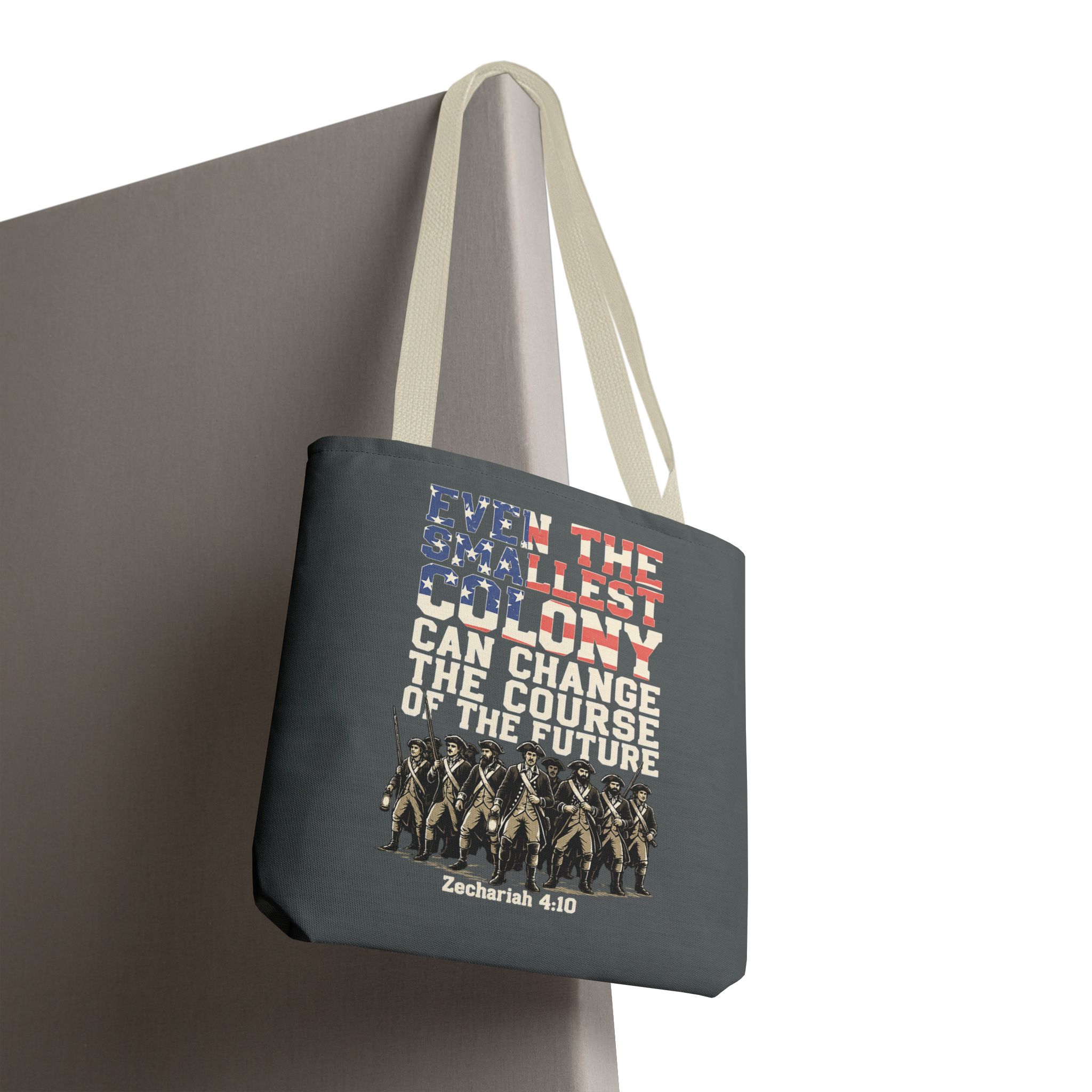 The Smallest Colony Tote Bag — Lord of the Rings × America 250 × Zechariah 4:10 77 The Smallest Colony Tote Bag — Lord of the Rings × America 250 × Zechariah 4:10 - Image 77