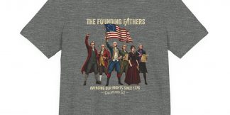 The Founding Fathers Tee — Avengers × America 250 × Galatians 5:1