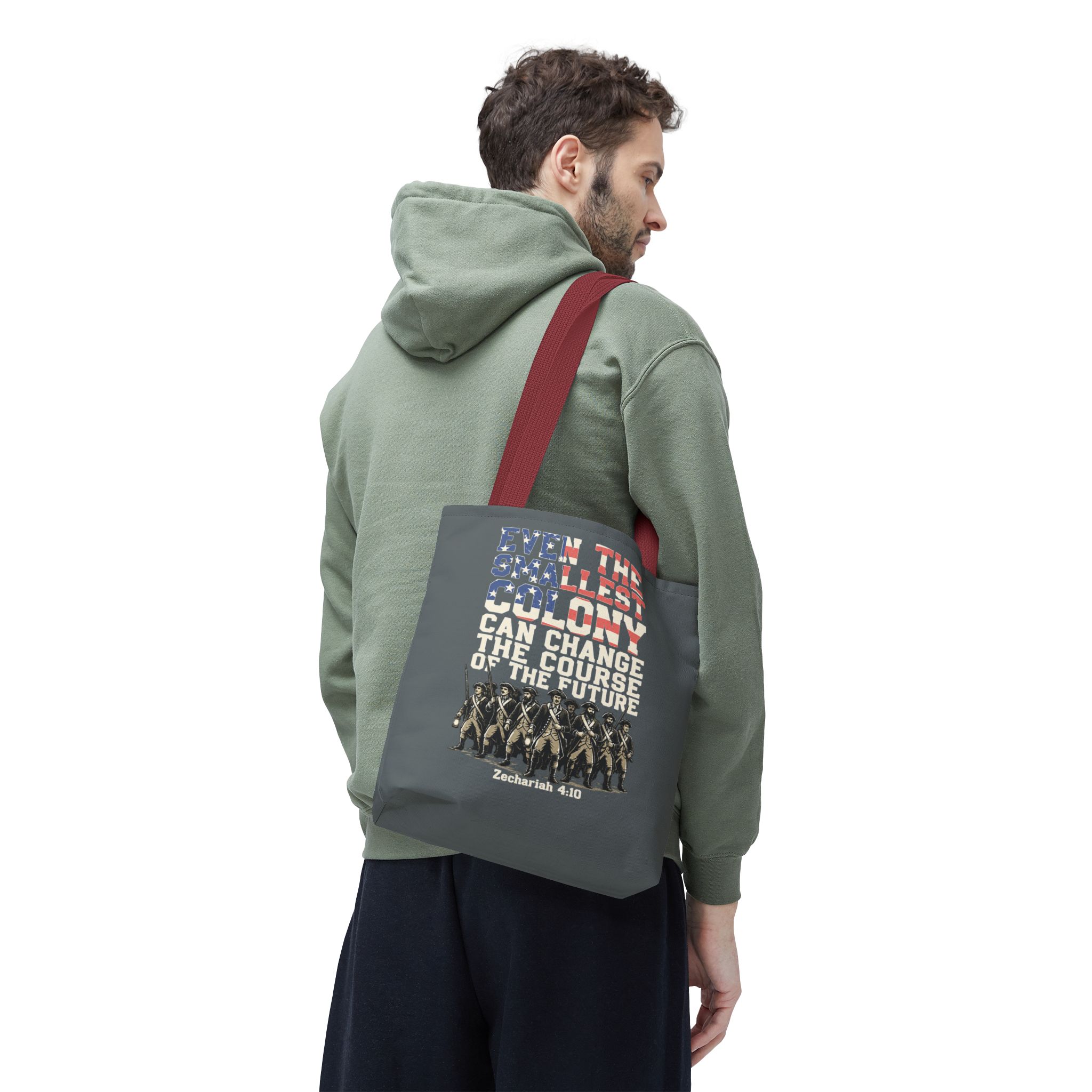 The Smallest Colony Tote Bag — Lord of the Rings × America 250 × Zechariah 4:10 26 The Smallest Colony Tote Bag — Lord of the Rings × America 250 × Zechariah 4:10 - Image 26