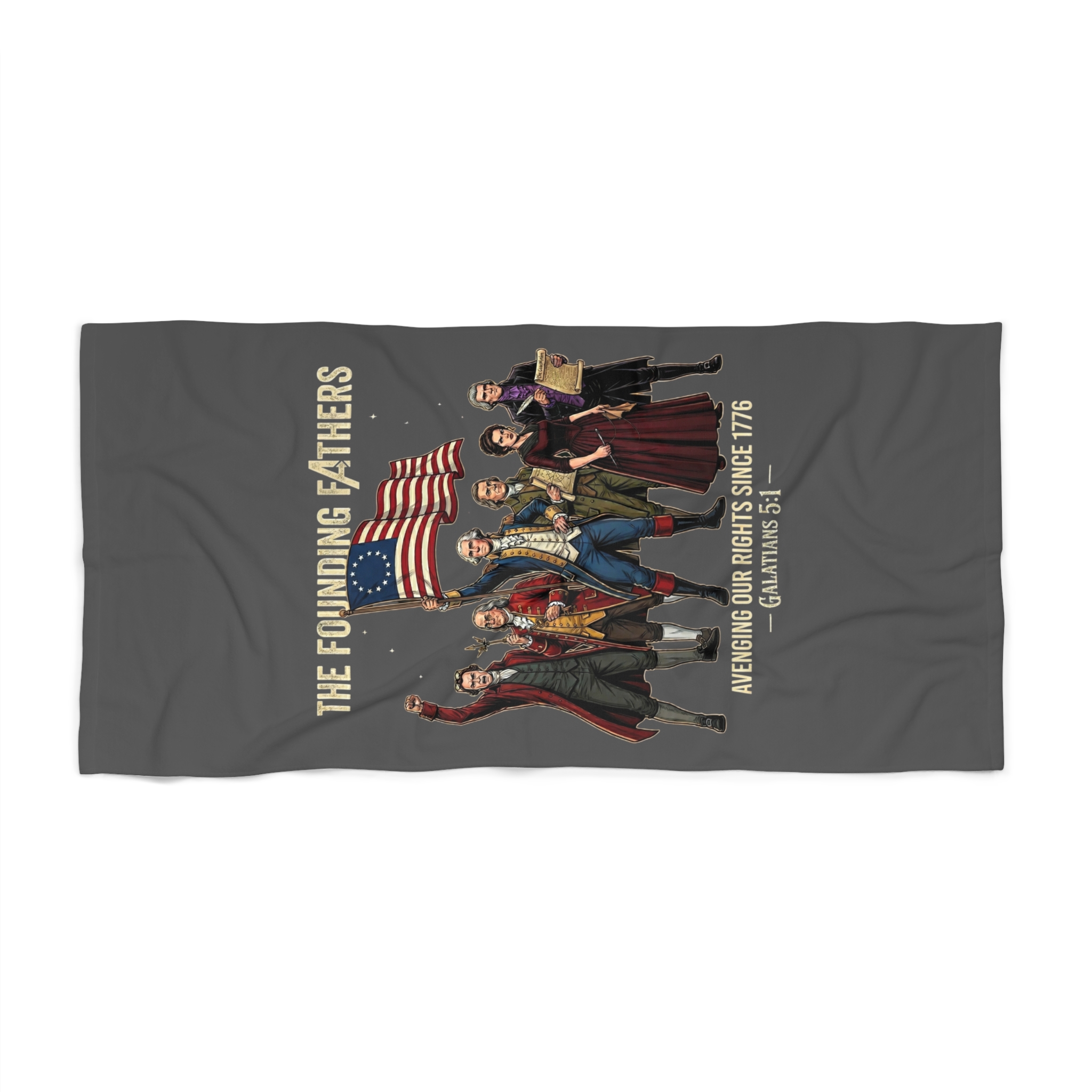 The Founding Fathers Towel — Avengers × America 250 × Galatians 5:1 3 The Founding Fathers Towel — Avengers × America 250 × Galatians 5:1 - Image 3