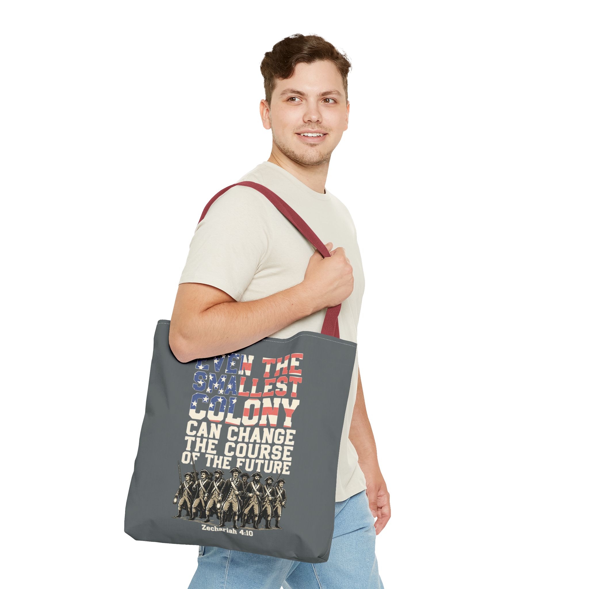 The Smallest Colony Tote Bag — Lord of the Rings × America 250 × Zechariah 4:10 37 The Smallest Colony Tote Bag — Lord of the Rings × America 250 × Zechariah 4:10 - Image 37