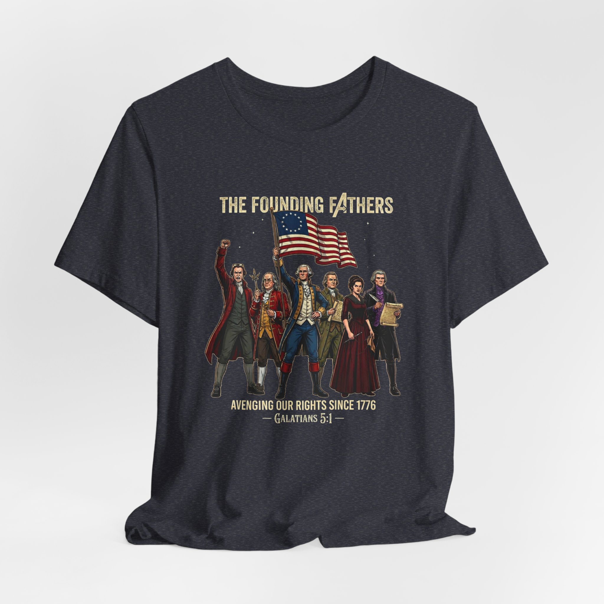 The Founding Fathers Tee — Avengers × America 250 × Galatians 5:1 22 The Founding Fathers Tee — Avengers × America 250 × Galatians 5:1 - Image 22