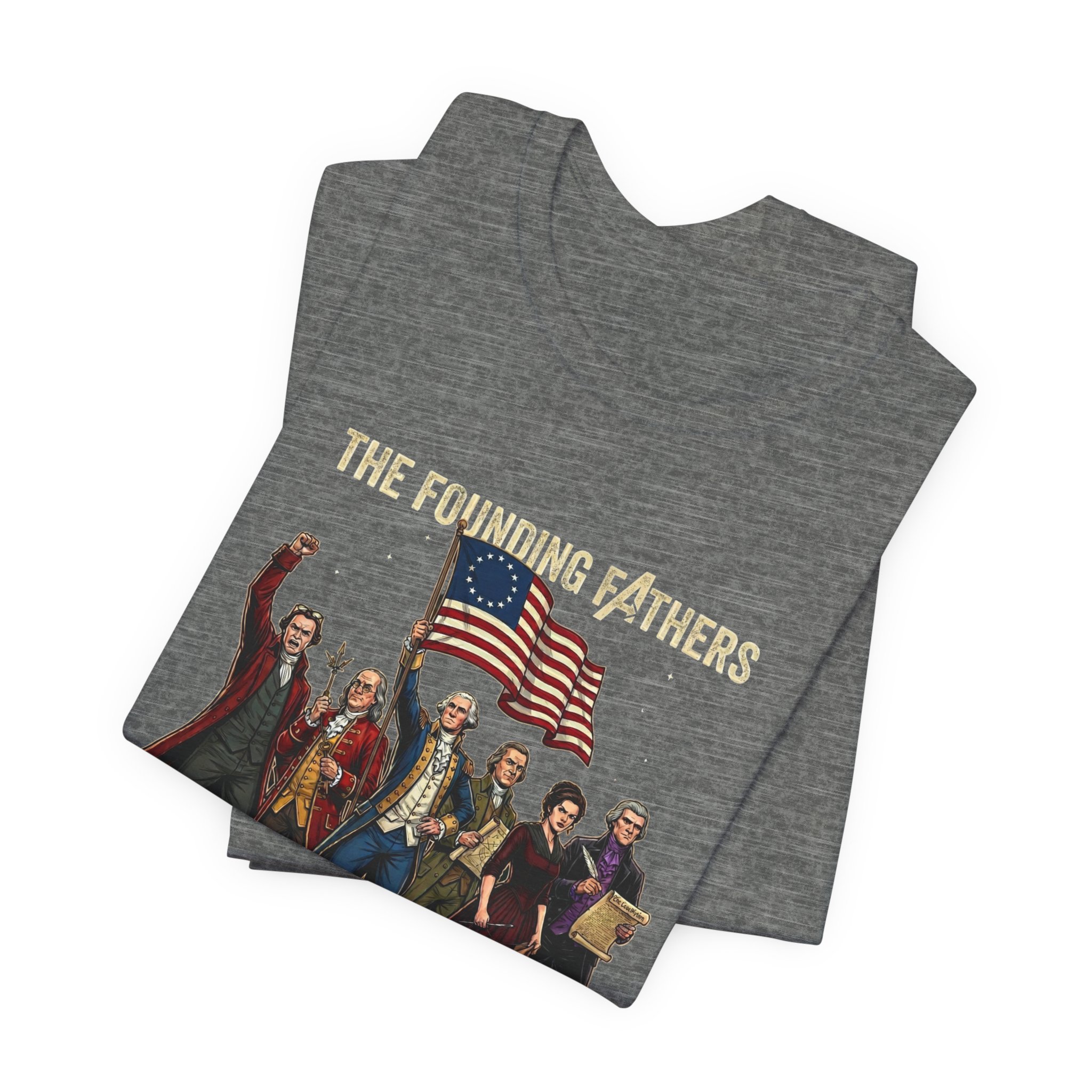 The Founding Fathers Tee — Avengers × America 250 × Galatians 5:1 2 The Founding Fathers Tee — Avengers × America 250 × Galatians 5:1 - Image 2